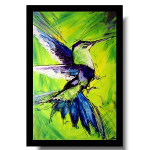 Modne obrazy egzotyczny ptak koliber obrazy ręcznie malowane do salonu 1735A