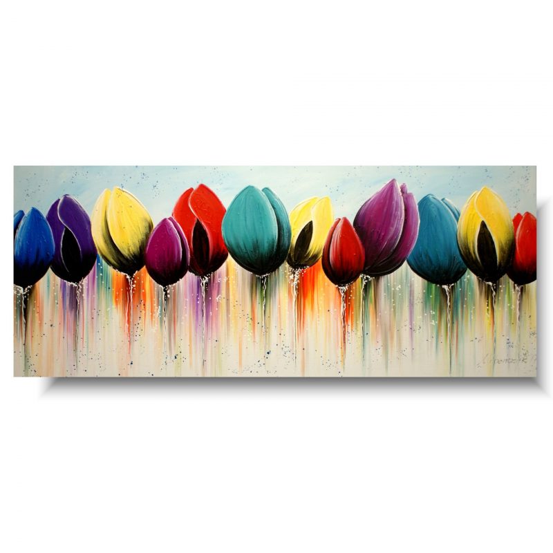 Ikea obrazy kolorowe tulipany