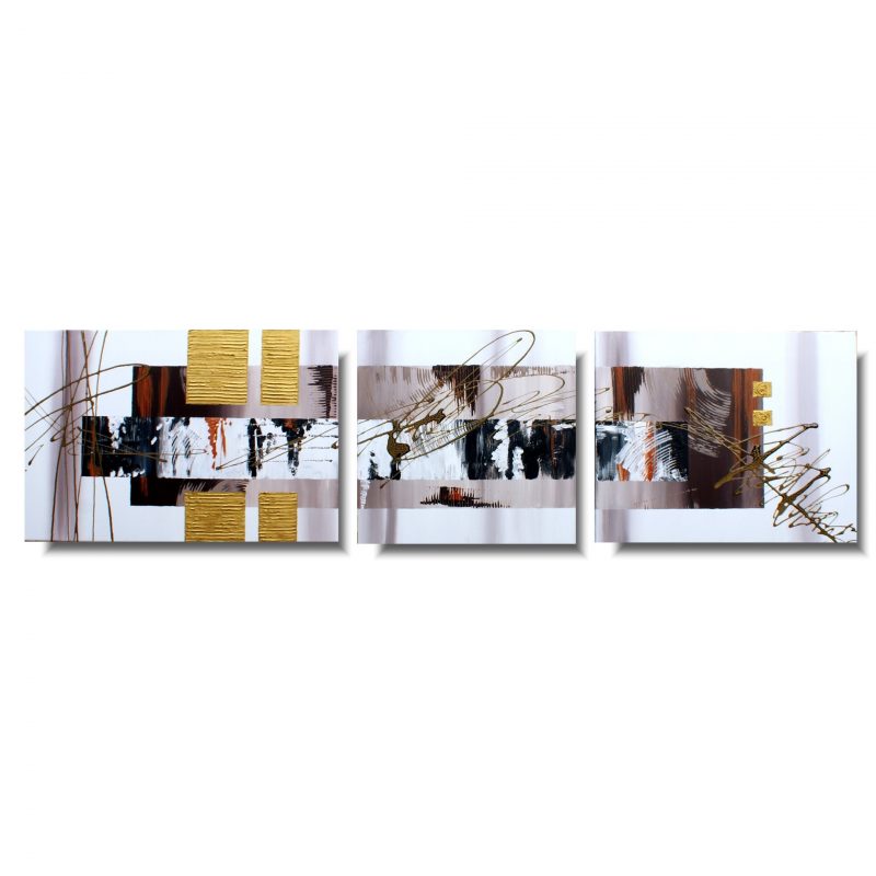 Elegancka abstrakcja tryptyk