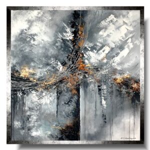elegancka abstrakcja, szary obraz, szara abstrakcja, obraz czarno biały, abstrakcja obraz, nowoczesny duży obraz do salonu, czarno białe obrazy, obrazy do domu i mieszkania