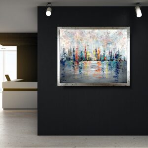duży obraz, obraz 100x80, obraz pastelowy, obraz do biura, obraz na ścianę