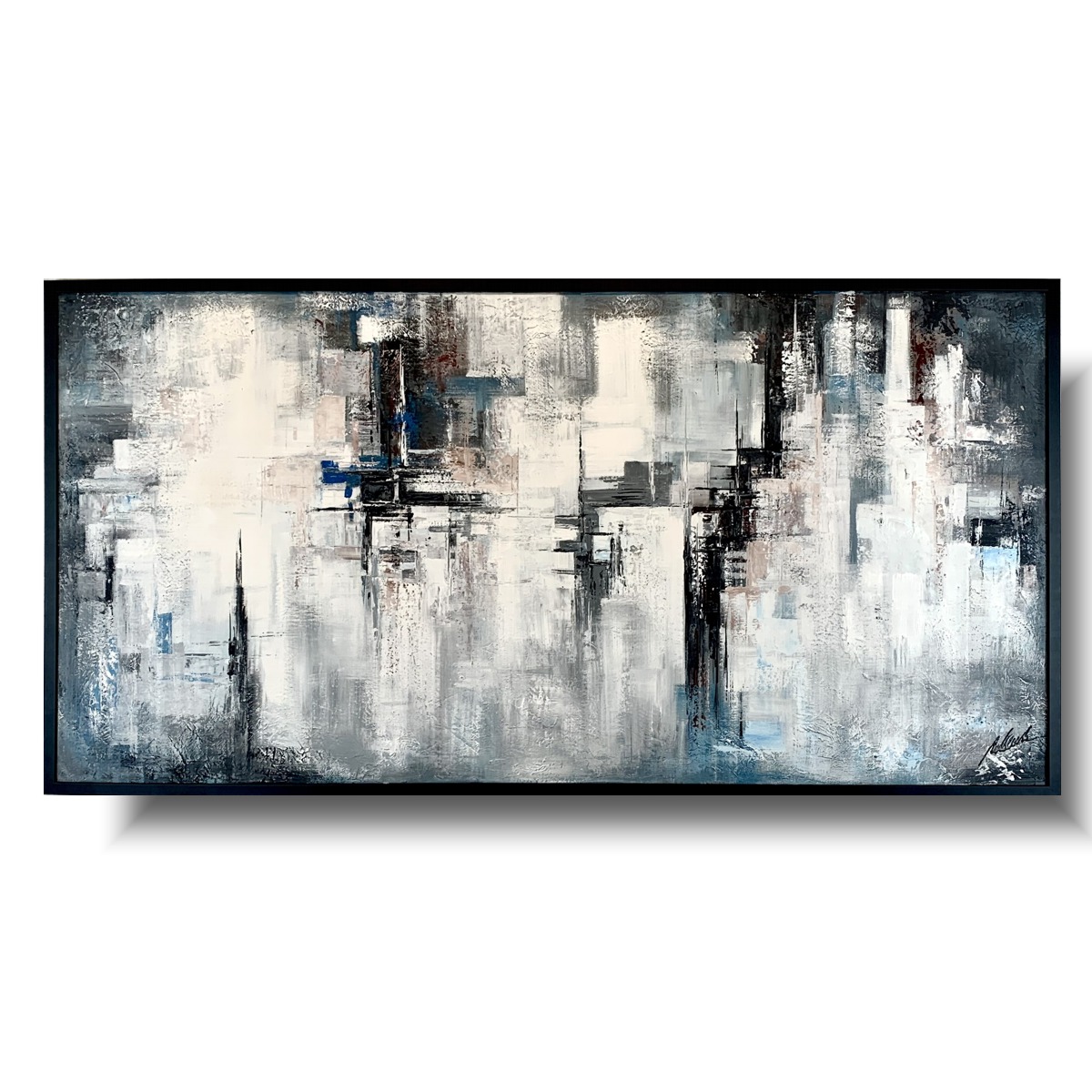 abstrakcja obraz w ramie, obraz na płótnie, obraz 120x60, czarno biały obraz, obraz w czarnej ramie, obrazy na ścianę, obraz dla mężczyzny