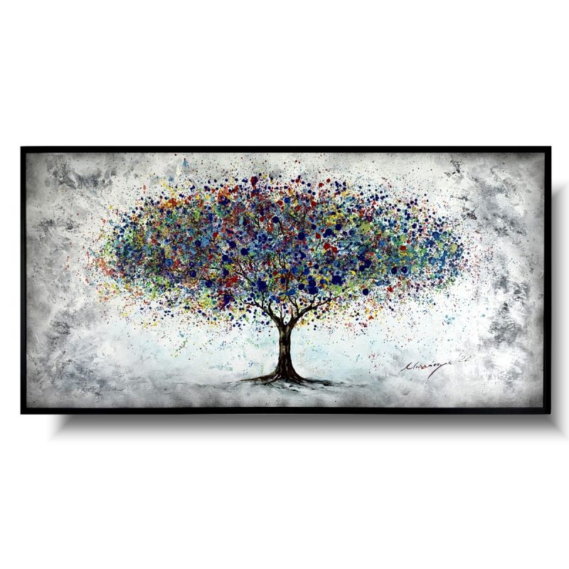 Obraz kolorowe drzewo