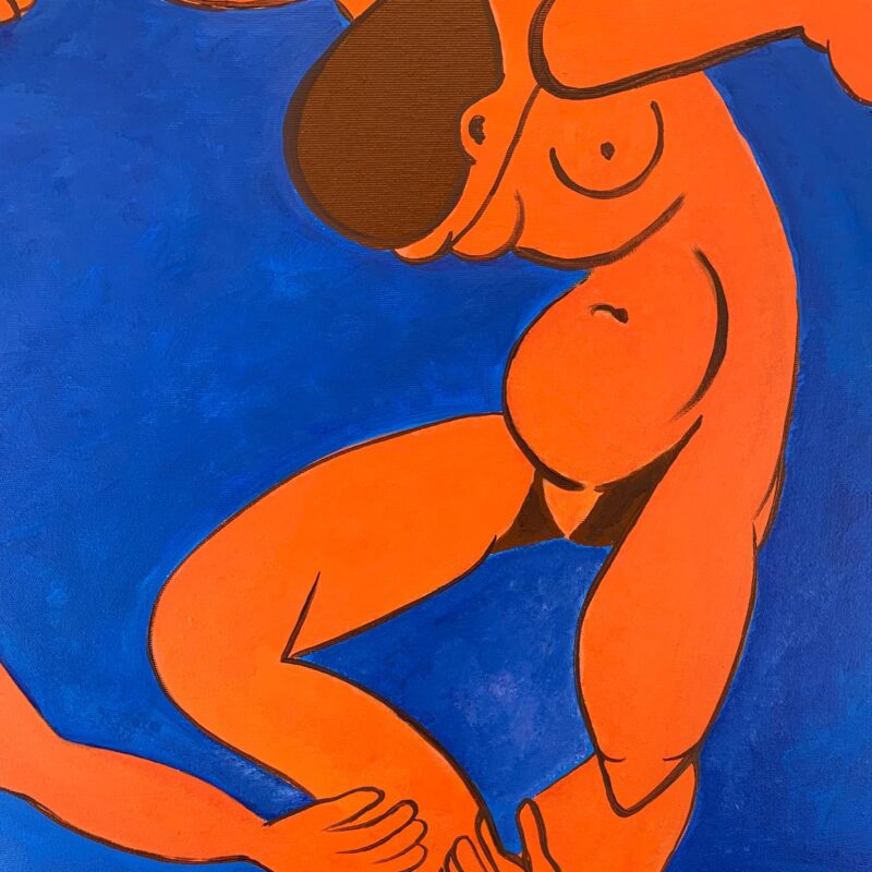 Obraz reprodukcja Matisse Taniec II, Henri Matisse reprodukcja, obraz 100x150, obrazy reprodukcje, obrazy ręcznie malowane