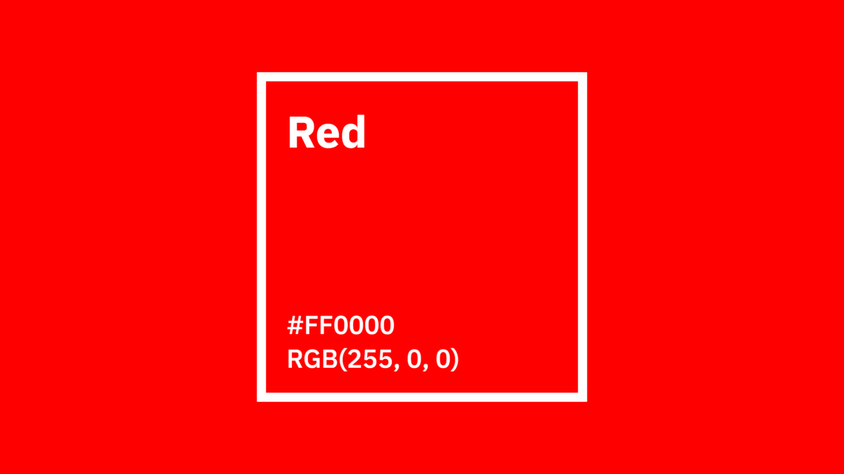 Znaczenie koloru czerwonego - w obrazach