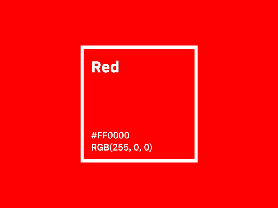Znaczenie koloru czerwonego - w obrazach