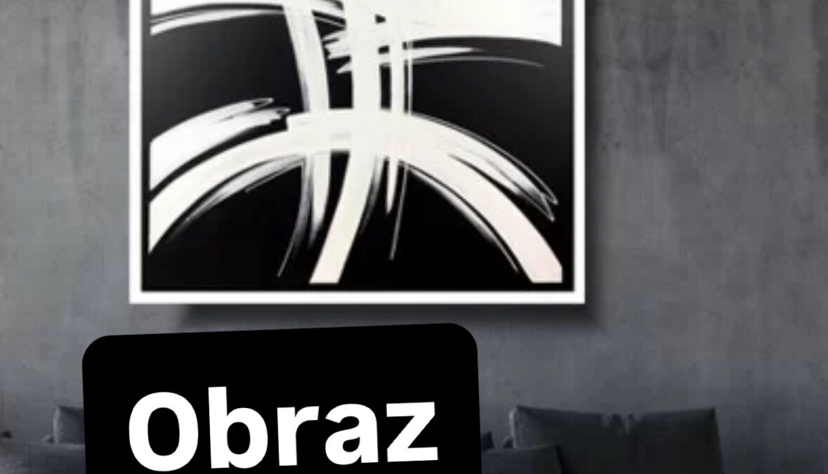 obraz w białej ramie