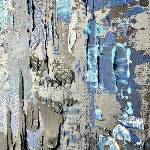 Abstrakcyjne miasto – detal struktury farby i architektury