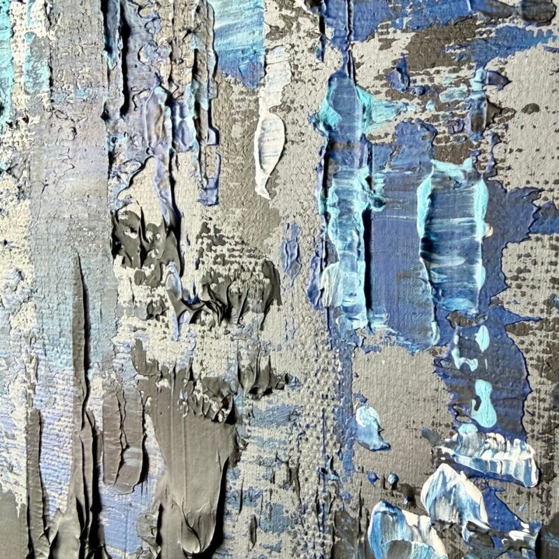 Abstrakcyjne miasto – detal struktury farby i architektury