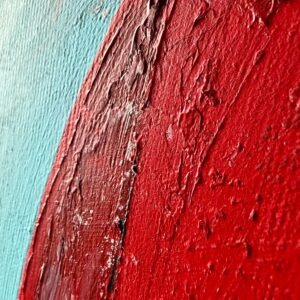 Dyptyk abstrakcyjny geometryczny struktura farby