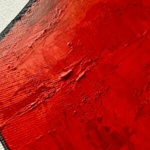 Złoty portret – detal kolor farby