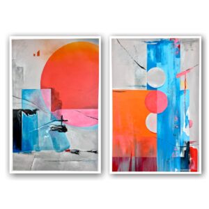 dyptyk abstrakcja nowoczesny 160x120