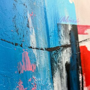 nowoczesny dyptyk obraz sygnatura