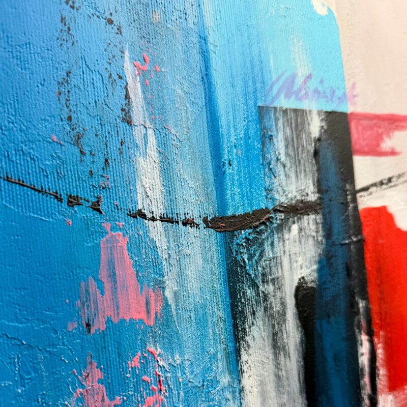 nowoczesny dyptyk obraz sygnatura